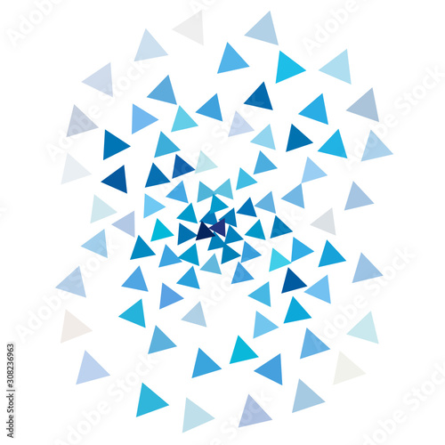 triangle fill number - eight