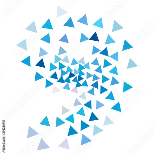 triangle fill number - 9