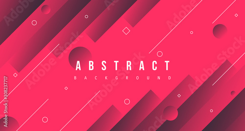 Red abstract modern background geometric