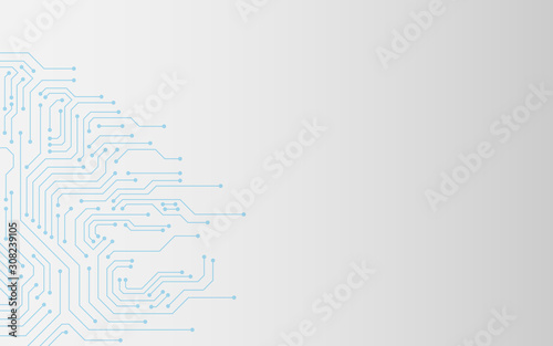 Circuit Board Technology Information Pattern Concept