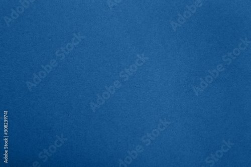 Blue paper parchment background with fibers photo