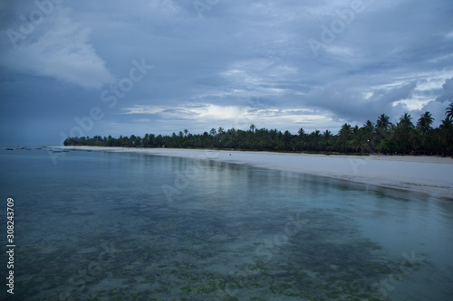 Obraz na płótnie spiaggia di zanzibar w salonie