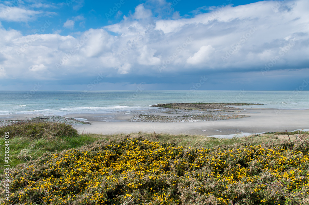 La plage depuis les falaises de Wimereux La plage depuis les falaises de Wimereux