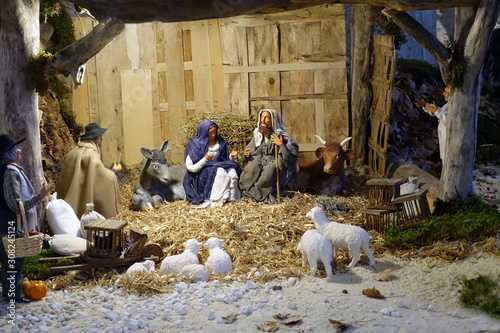 Canvas Print crèche de Provence