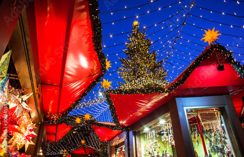 Photography Traditional Christmas market in Europe, Cologne, Germany