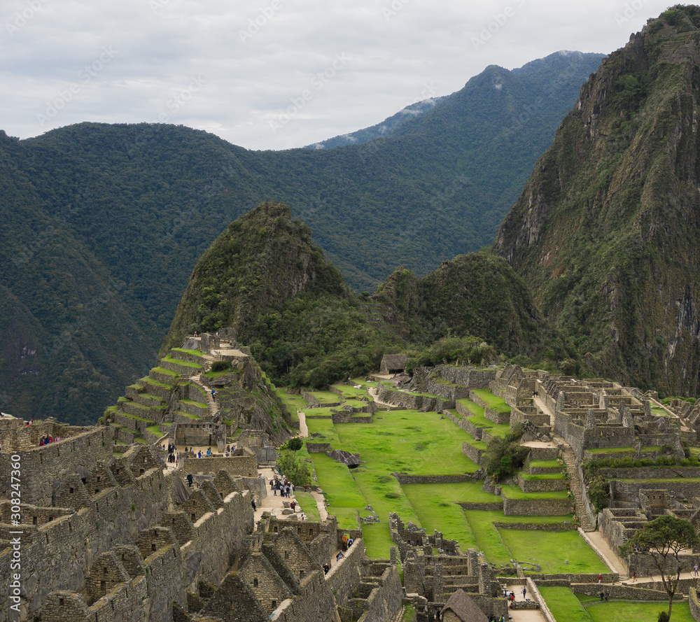 Famous ruins of Machu Picchu, Cusco Peru