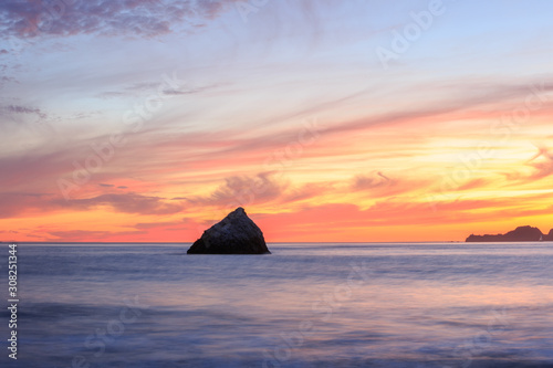 Wallpaper Mural Coucher de soleil au Golden Bridge - San Francisco - USA Torontodigital.ca