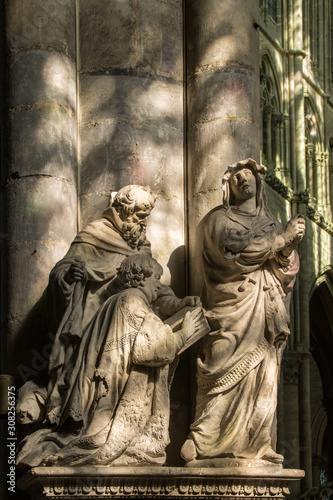 Une sculpture de la Cathédrale d'Amiens