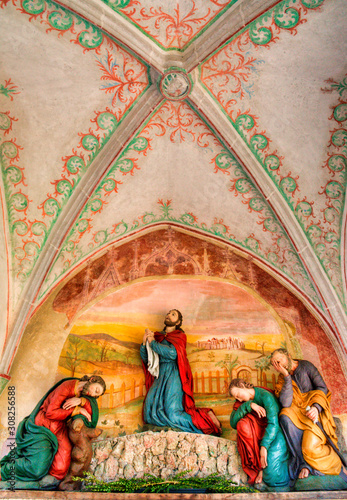 Scène biblique au monastère de Stams, Autriche