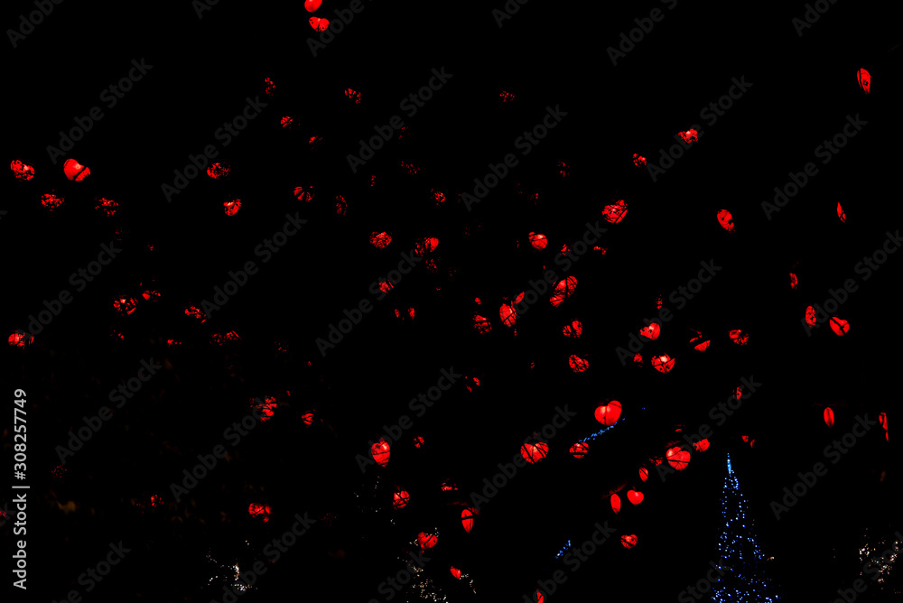 Heart Tree at Vienna's. Night.