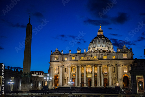 Vatican at night