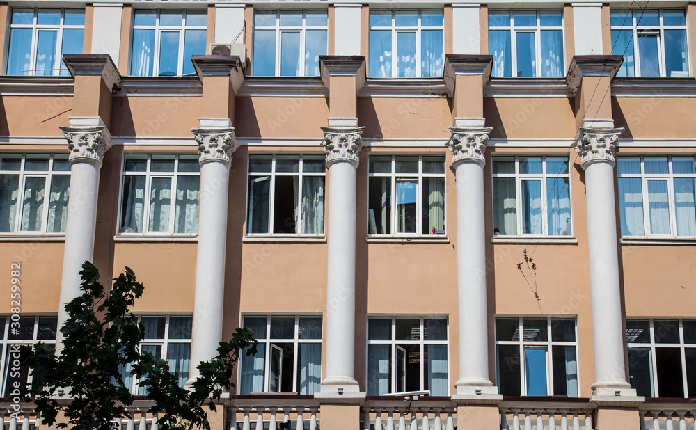 Obraz premium Facade of an old building