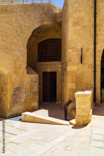 Entrance to the Chapel of St Anne, Fort St. Elmo, Valletta, Malta