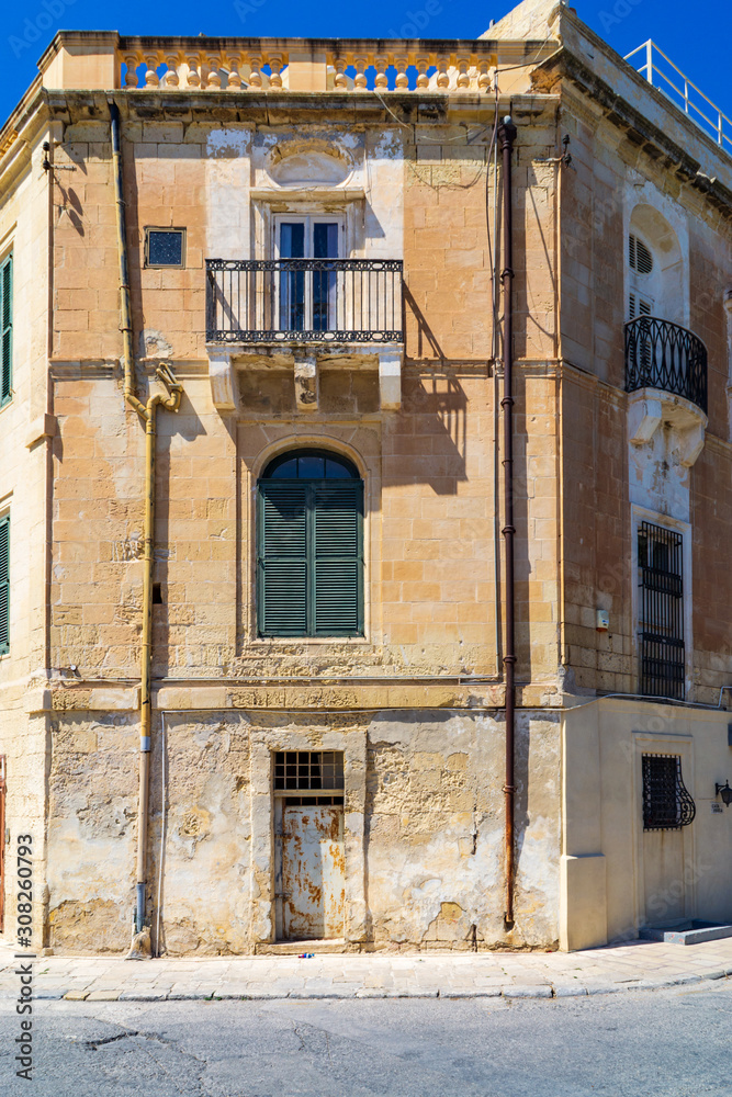 Old building in Valletta, Malta