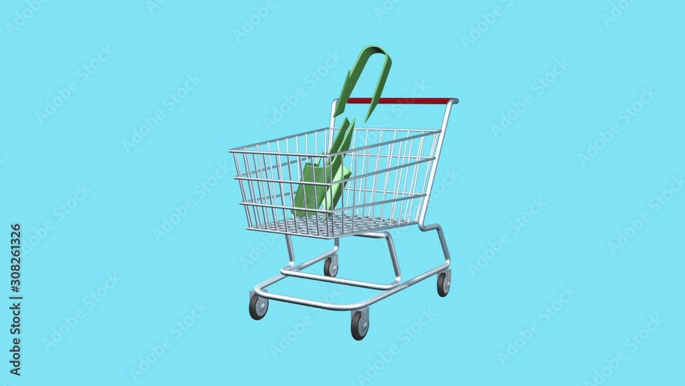 Virtual recycling sign and grocery cart as trade symbol. Animation of sale and purchase of ecology and nature. Isolated screen. Animation 3d icons. Actual goods for today. Virtual recycling sign and grocery cart as trade symbol. Animation of sale and purchase of ecology and nature. Isolated screen. Animation 3d icons. Actual goods for today.