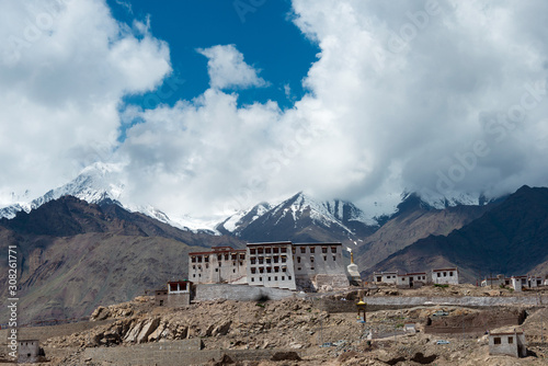 Ladakh, India - Jul 06 2019 - Stakna Monastery (Stakna Gompa) in Ladakh, Jammu and Kashmir, India. photo