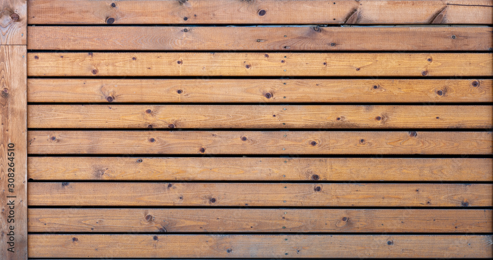 Fototapeta premium Spruce planks wood texture or background