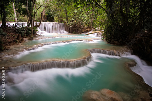 Waterfall in Luang Prabang