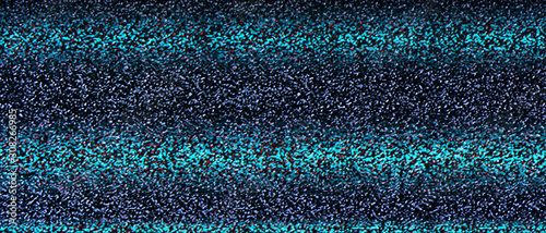 Colorful strobing tv no signal screen