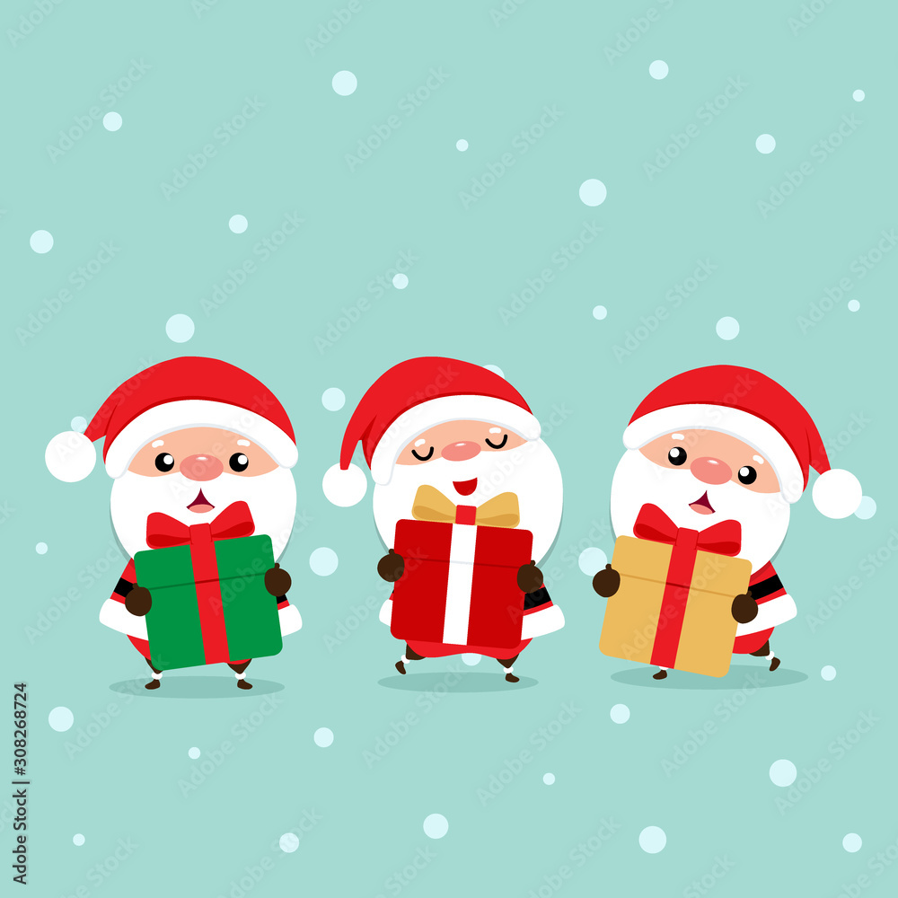 Santa Claus. Christmas background. Christmas Greeting Card. Vector illustration. Santa Claus. Christmas background. Christmas Greeting Card. Vector illustration.