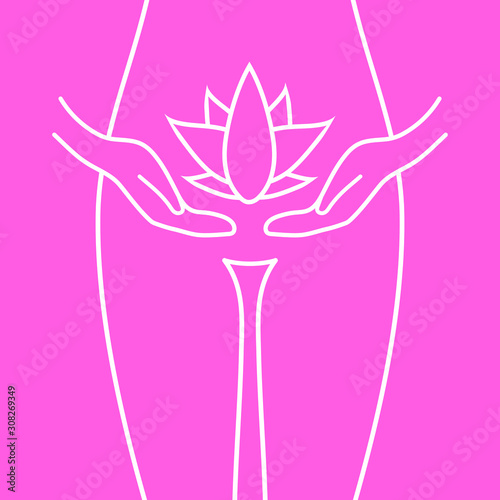 women’s reproductive health concept. eps 8 vector