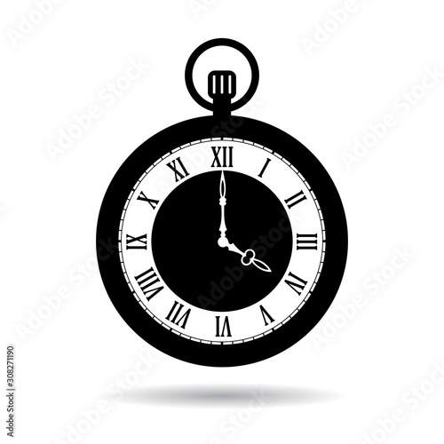 Antique pocket watch icon
