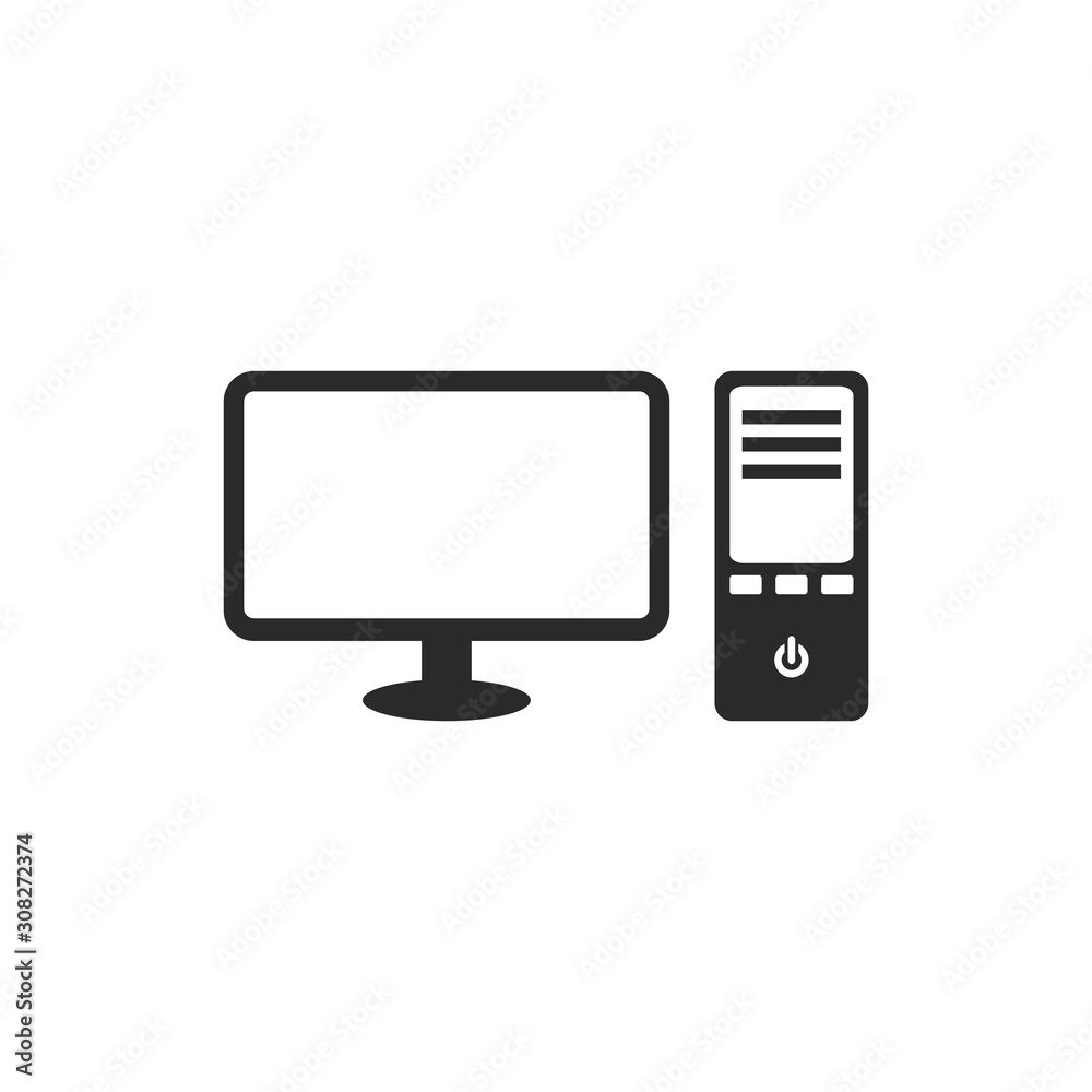 Computer Icon Vector Illustration Computer Icon Vector Illustration