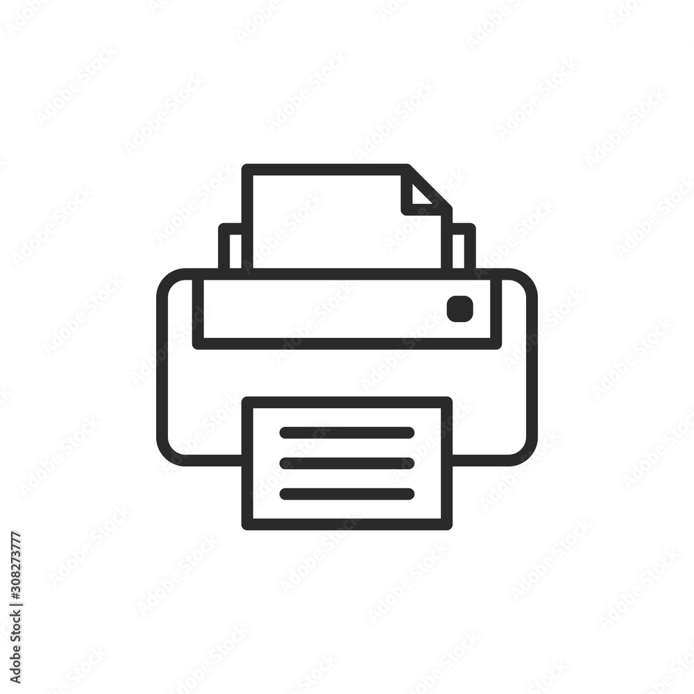 Printer Icon Vector Illustration Printer Icon Vector Illustration