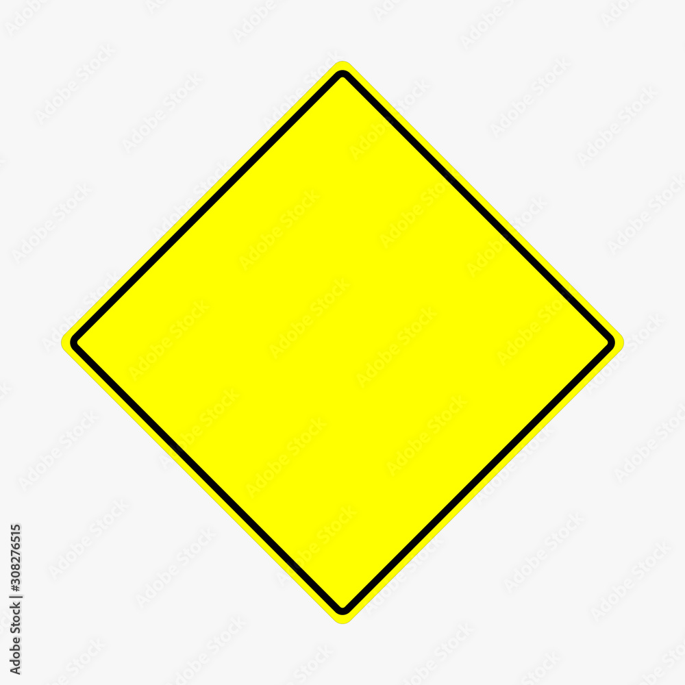 Warning sign without symbol Add more icons Warning sign without symbol Add more icons
