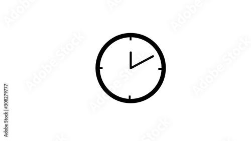 Free Download  Flat design modern of analog clock ico - GFXLoad