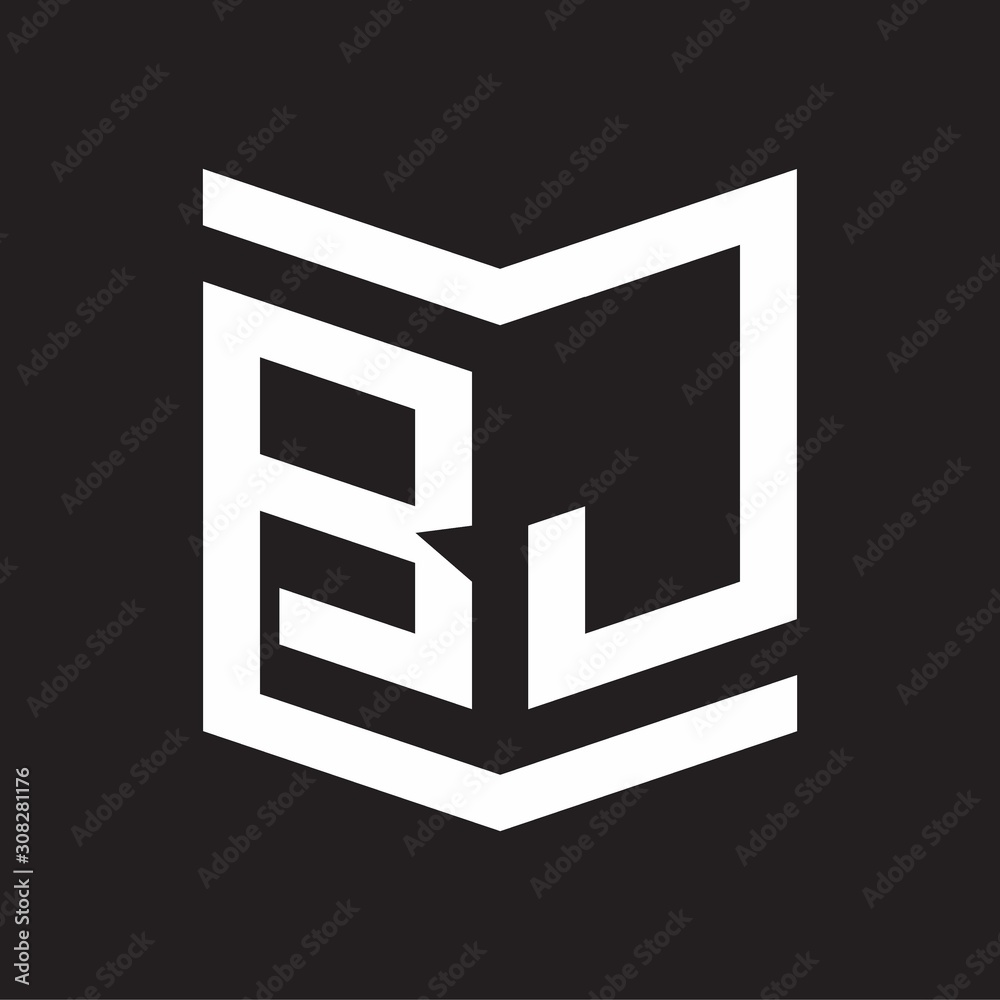 Initial Letter BJ Logo Template Design Vector Illustration:: tasmeemME.com