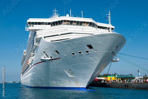 Cruise Ship Docked in Nassau