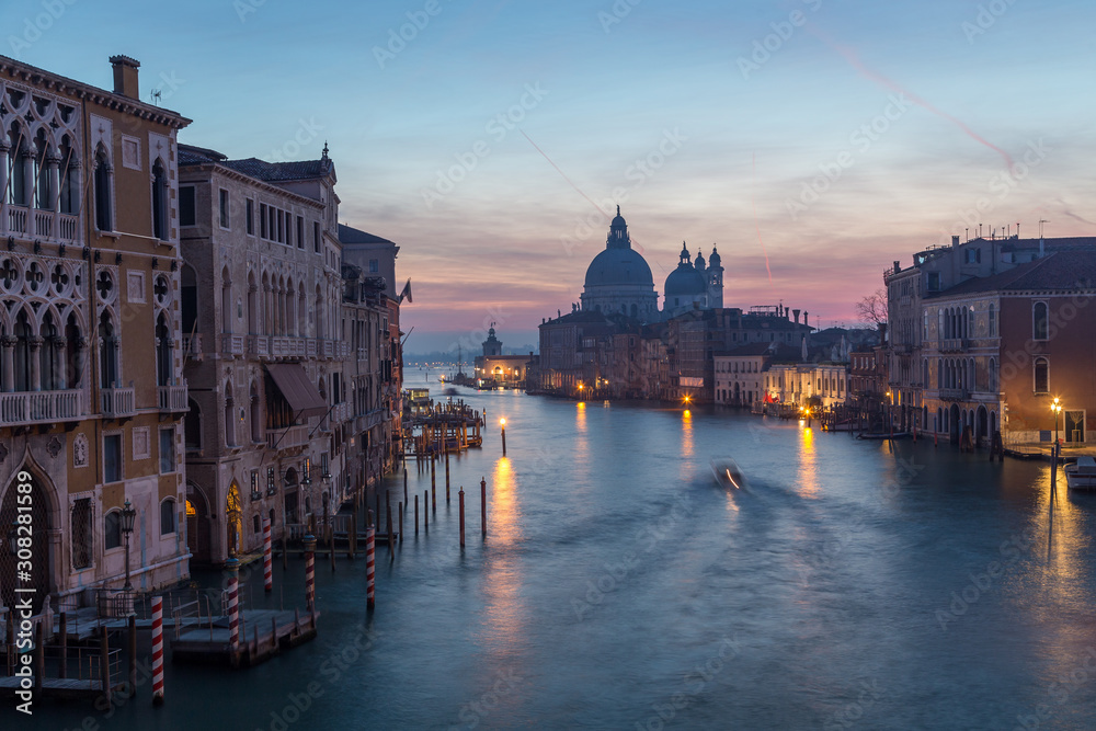 Grand Canal view at night