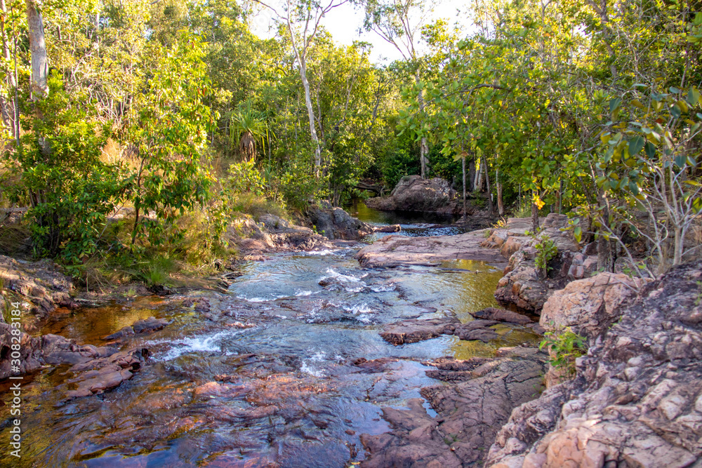 Obraz premium landscape and river