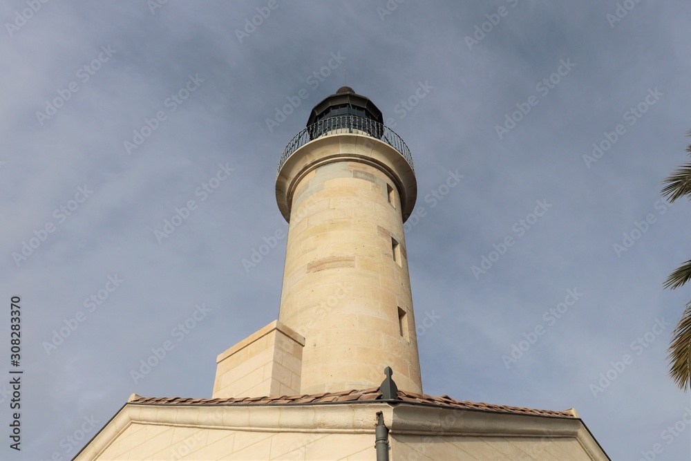 Ancien phare construit en 1828 - Village Le Grau du Roi - Département du Gard - Languedoc Roussillon - Région Occitanie - France - 19 èmùe siècle