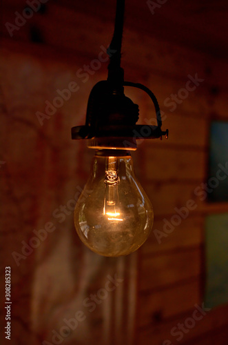 Very old antique bulb from first world war
