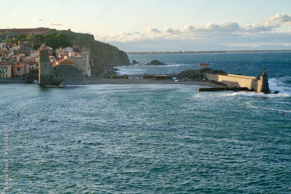 Collioure in the evening