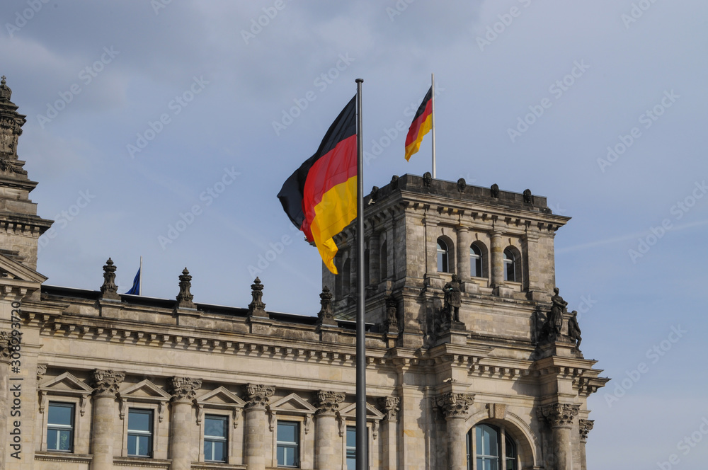 Naklejka premium Reichstag, Berlin, Deutschland
