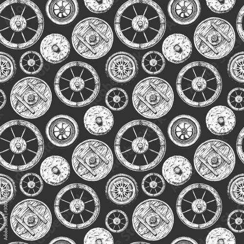 Pattern with  Wheel.