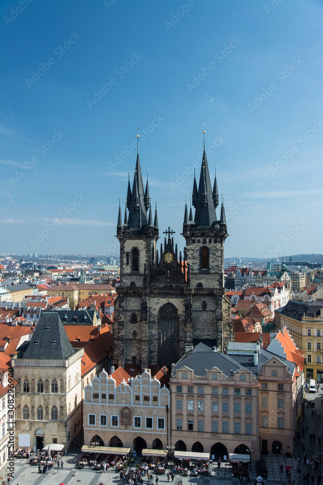 Fototapeta premium Stadtansicht, Prag, Tschechische Republik