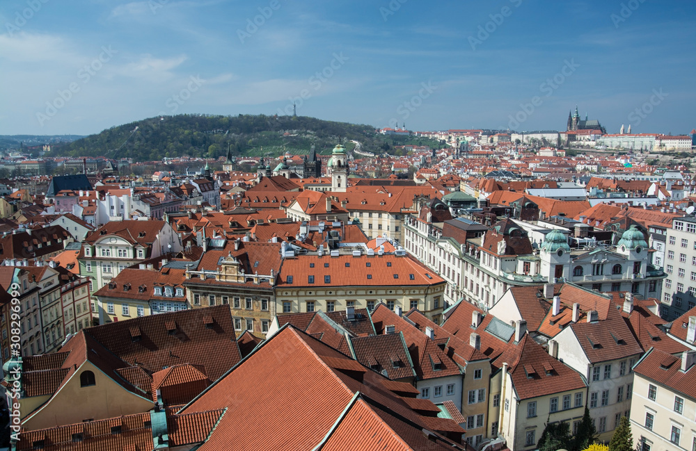 Fototapeta premium Stadtansicht, Prag, Tschechische Republik