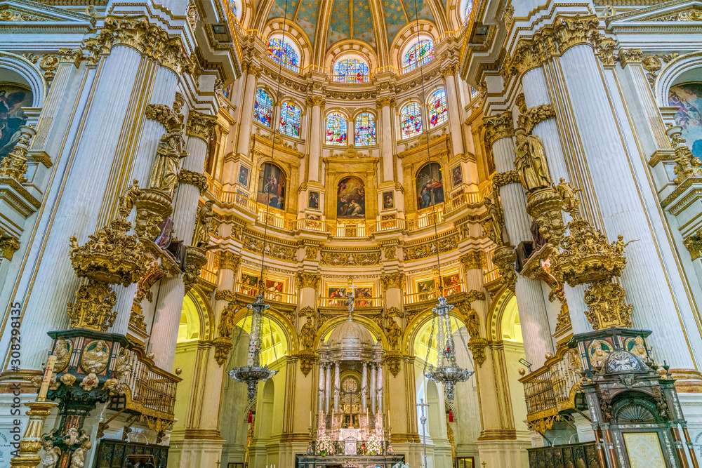 Majestic main altar in 