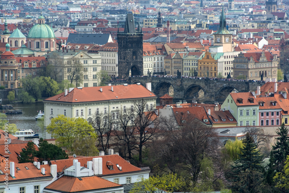 Fototapeta premium Karlsbrücke, Prag, Tschechische Republik