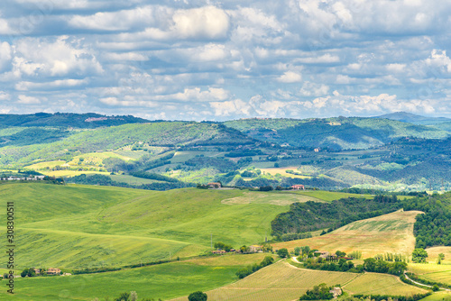 Amazing landscape near Orvieto, Italy, region Umbria.