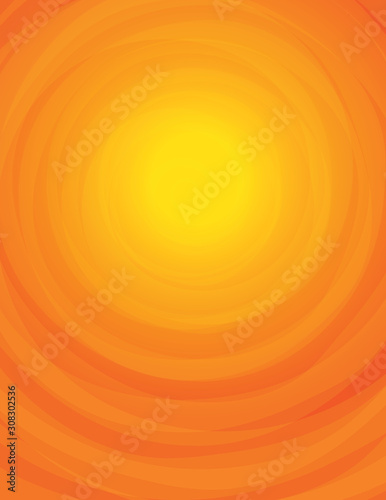Abstract orange background, circular swirl  background