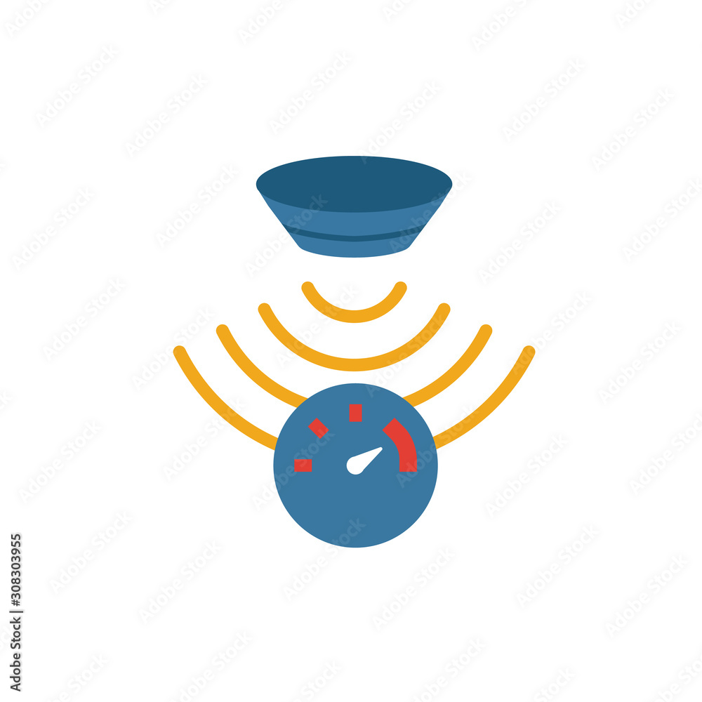 Pressure Sensor icon. Simple element from sensors icons collection