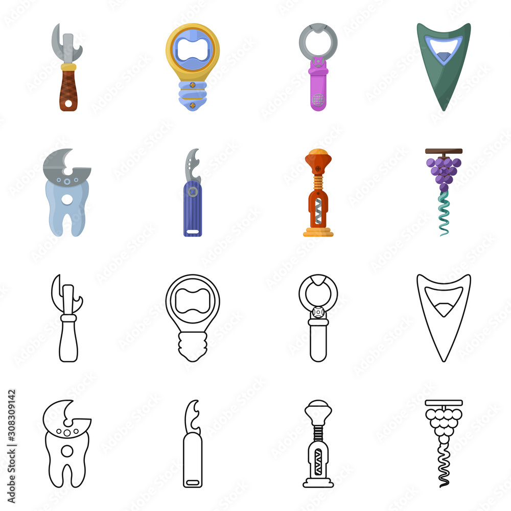 Isolated object of equipment and bar icon. Set of equipment and winery stock vector illustration. Isolated object of equipment and bar icon. Set of equipment and winery stock vector illustration.