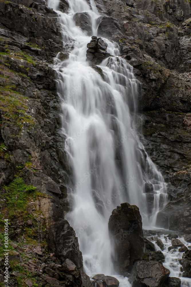 waterfall in forest waterfall in forest