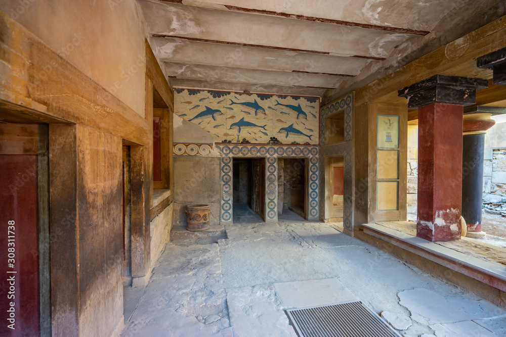 Palace of Knossos, Crete, Greece: Queen's apartment