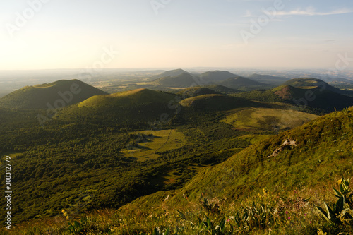 Volcanoes in Auvergne, FRance